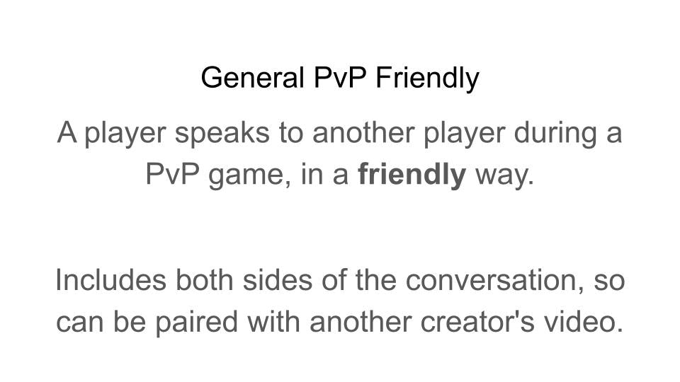 General PvP Friendly (by Weston)