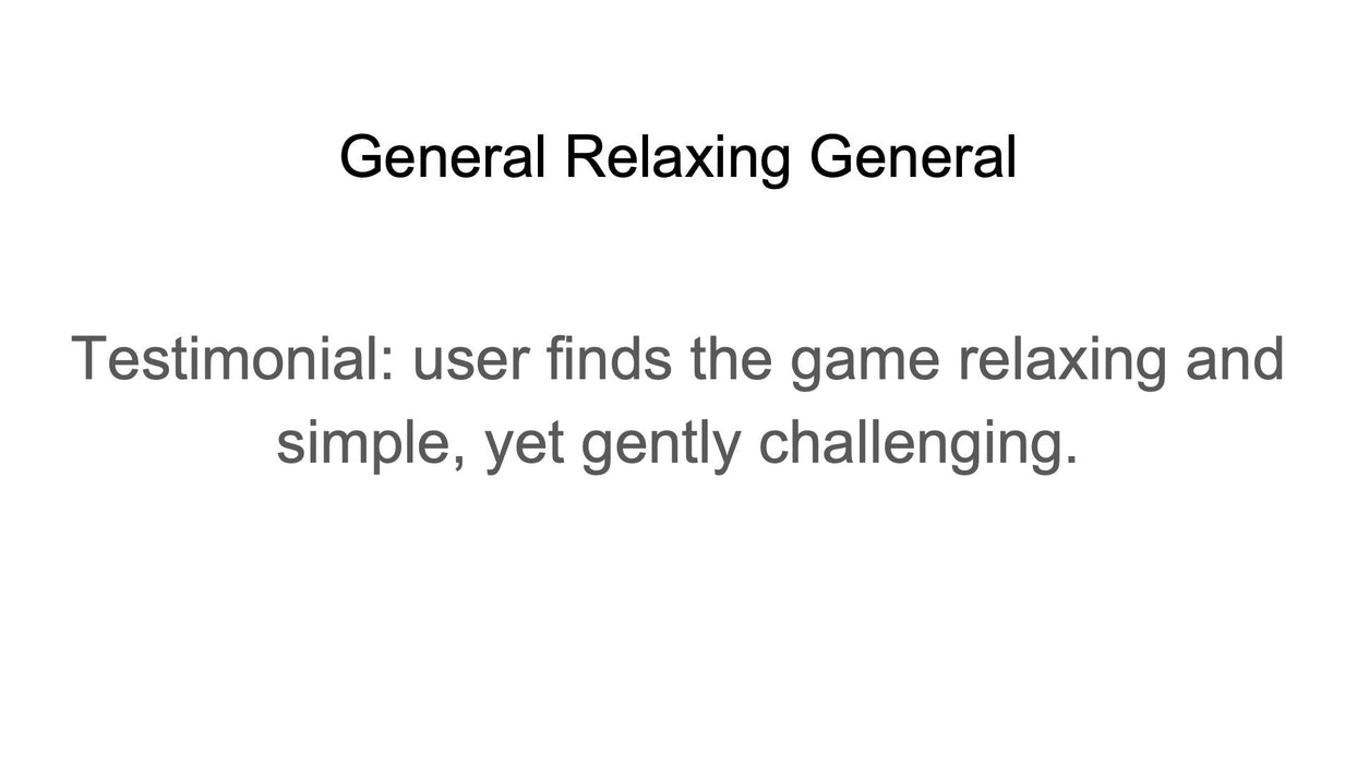 General Relaxing General (by Linda)