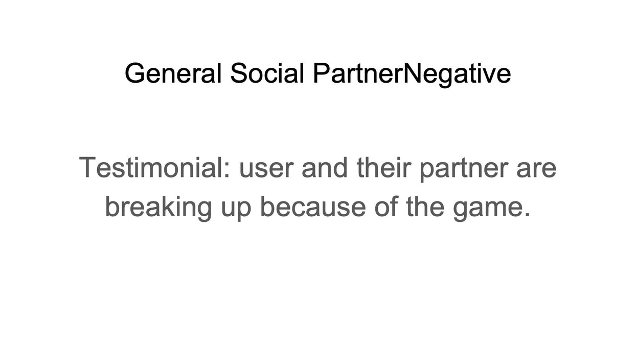 General Social PartnerNegative (by Ray)